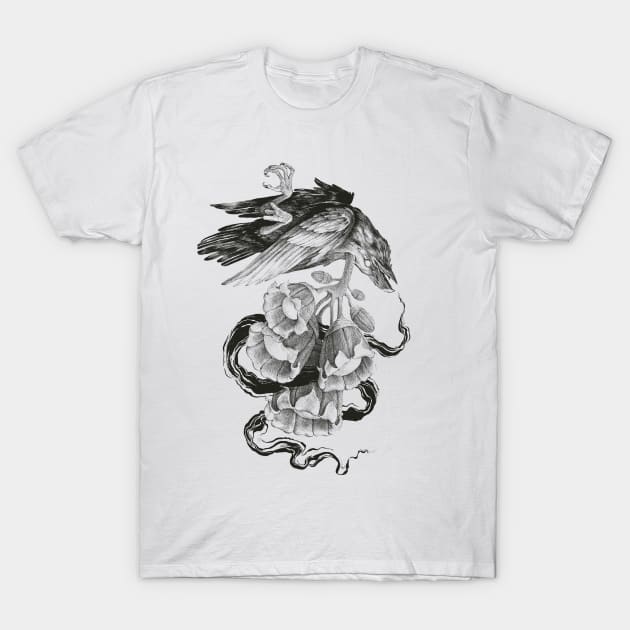 Soul of a Raven T-Shirt by Tolagunestro